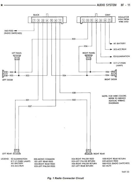 car speaker wiring diagram 1991 dodge van in a infinity 